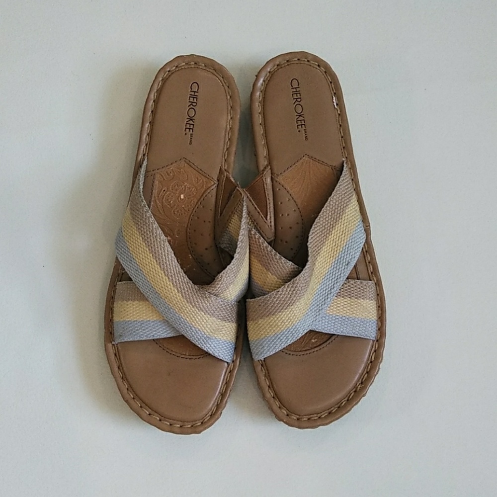 Canvas crossover espadrilles